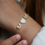 Mom & Mama Sparkle Love Bracelet