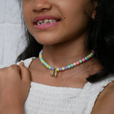 Colorful Necklace with Initial (Newly Launched)