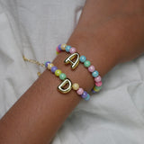 Colorful Initial Kids Bracelet