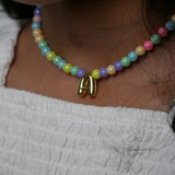 Colorful Necklace with Initial (Newly Launched)