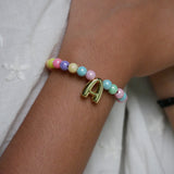 Colorful Initial Kids Bracelet