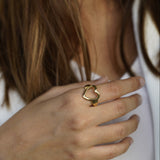 Hollow Heart Ring