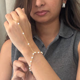 Dainty Pearl Hand Chain