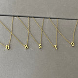 The Dainty Edit - Initial Necklace with Charm