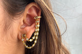 Crystal Crawler Single Earcuff