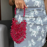Hot Slush Pink Crystal On Cue Bag
