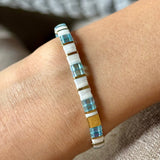 Ice Blue Tila Bracelet