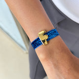 Signature Spark Initial Stretch Bracelet