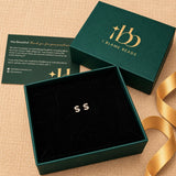 Pave Crystal Alphabet Stud Initial Earrings (Bestseller)