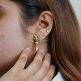 Aurelia Multi-Cut Drop Earrings
