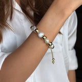 Golden Pearl Harmony Bracelet