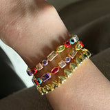Gem Confetti Tennis Bracelet