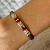 Blushed Flame Tila Bracelet