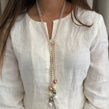 Pearl Cluster Lariat