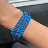 Guitar String Bracelet Stack - Set of 10