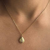 Pear Snowdrop Necklace