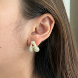 Bubble Initial Earrings