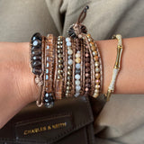 Champagne Beaded Wrap Bracelet (Bestseller)