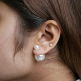 Front-Back Pearl Earrings