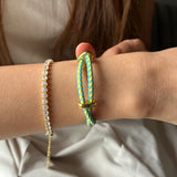 Braided Pastel Bracelet