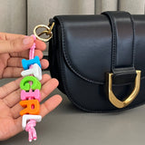 Rainbow Name Bag Charm