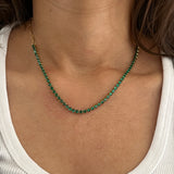 Emerald Tennis Necklace