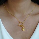 Sun Charm Necklace