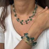 Three way stone Magnetic necklace/bracelet