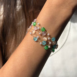 Pastel Confetti Magnetic Stones Bracelet