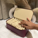 Soft Mellow Leather Jewellery Organiser