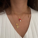 The Dainty Edit - Initial Necklace with Charm