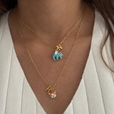The Dainty Edit - Initial Necklace with Charm