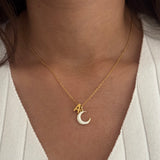 The Dainty Edit - Initial Necklace with Charm