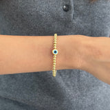 Gold Pop Evil Eye Bracelet