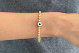 Gold Pop Evil Eye Bracelet