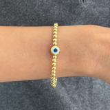 Gold Pop Evil Eye Bracelet