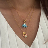 The Dainty Edit - Initial Necklace with Charm