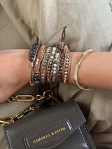 Champagne Beaded Wrap Bracelet (Bestseller)