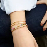 Gem Confetti Tennis Bracelet