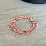 Guitar String Bracelet Stack - Set of 10