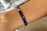 Royal Blue Nights Tila Bracelet