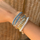 Blue Dunes Beaded Wrap Bracelet (Bestseller)