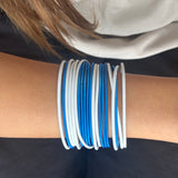 Guitar String Bracelet Stack - Set of 10