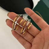 Dual Tone Trio Hoops