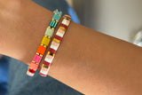 Set of 2 - Sunset Fiesta Tila Bracelets
