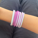 Guitar String Bracelet Stack - Set of 10