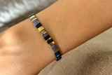 Grape GoldRush Tila Bracelet