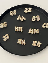 Bubble Initial Earrings