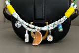 White/Green/Yellow Bag Charm