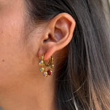 Champagne Cluster Hoops